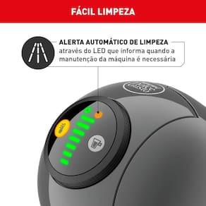 Máquina de Café Arno Nescafé Dolce Gusto Genio Basic DGS5 Multi bebidas, Digital e Automática - Grafite