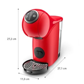 Máquina de Café Arno Nescafé Dolce Gusto Genio S Plus DGS3 Multi bebidas, Digital e Automática – Vermelha