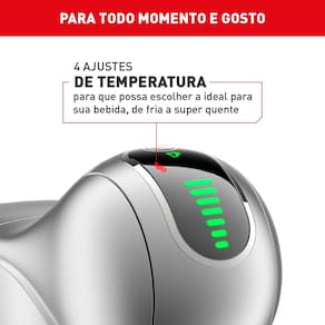 Máquina de Café Arno Nescafé Dolce Gusto Genio S Touch DGS4 Multi bebidas, Digital e Automática – Prata