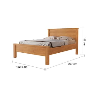 Cama de Casal Conquista Mel com Ripas Largas em MDF - 152cm de largura - CAMA P/ COL 138 CONQUISTA MEL CINAMOMO - 2