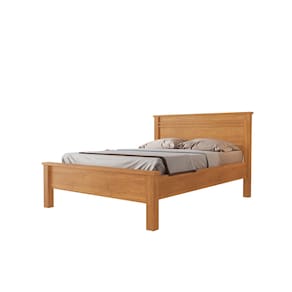 Cama de Casal Conquista Mel com Ripas Largas em MDF - 152cm de largura - CAMA P/ COL 138 CONQUISTA MEL CINAMOMO - 1