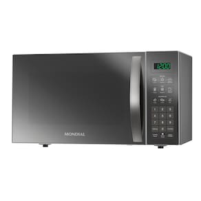 Forno de Micro-ondas Mondial Line MO-02-34-E com Função Manter Aquecido Cinza Espelhado - 34L