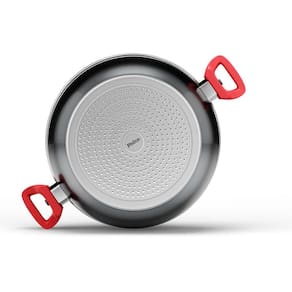 Panela Philco PPN24A com Tampa de Vidro e Revestimento Antiaderente Redstone 24cm - Cinza e Vermelha - PAN REVEST REDSTONE TAMPA VIDRO PPN24A 4,6L PHILCO - 1