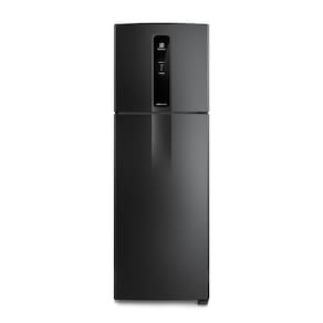 Geladeira Electrolux Frost Free Inverter 390L IF43B Duplex Efficient com AutoSense e Painel Digital - Black Inox Look