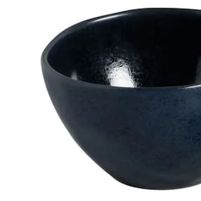 Conjunto de Bowls Orgânicos Night Blue Porto Brasil em Stoneware 558ml - 6 Peças - 1