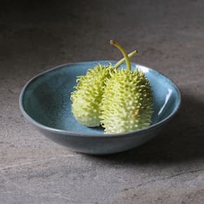 Conjunto de Cumbucas Porto Brasil Linhas Breeze Orgânico Azul 6 Peças - 520ml - 3