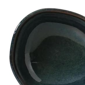 Conjunto de Cumbucas Ovais Porto Brasil Orgânico Oceano Azul 265ml - 6 Peças - 2