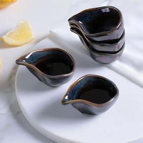 Conjunto de Molheiras Ovais Porto Brasil Orgânico Oceano 40ml – 6 Peças - 2