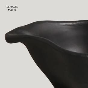 Conjunto de Molheiras Ovais Porto Brasil Orgânico Preto Matte 40ml - 6 Peças - 2