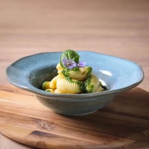 Conjunto de Pratos de Sobremesa Porto Brasil Orgânico Breeze Azul 250ml - 4 Peças - 1