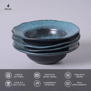 Prato de Sobremesa Porto Brasil Orgânico Night Sky 250ml - 2