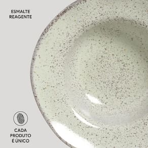 Conjunto de Pratos de Sobremesa Porto Brasil Orgânico Pistache 250ml - 4 Peças - 3