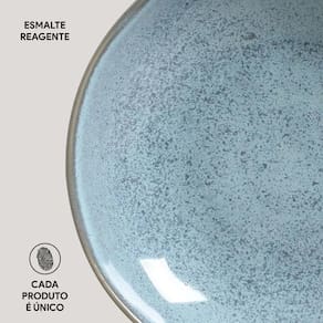 Conjunto de Pratos Fundos Porto Brasil Bio Breeze Azul 830ml – 6 Peças - 3