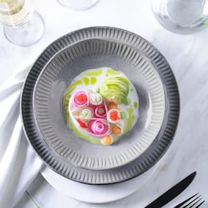 Conjunto de Pratos Fundos Porto Brasil Linhas Dust 830ml - 6 Peças - 3