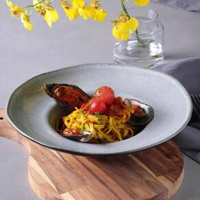 Conjunto de Pratos para Massa Porto Brasil Orgânico Dust 450ml - 4 Peças - 2