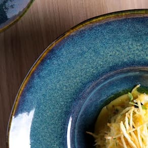 Conjunto de Pratos para Massa Porto Brasil Orgânico Oceano 450ml - 4 Peças - 2