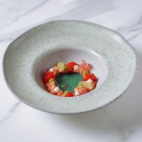 Conjunto de Pratos para Massa Porto Brasil Orgânico Pistache 450ml - 4 Peças - 1