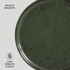Conjunto de Pratos para Pão Porto Brasil Bio Greenery - 6 Peças - 3