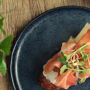 Conjunto de Pratos para Pão Porto Brasil Bio Night Blue - 6 Peças - 2