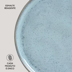 Conjunto de Pratos Rasos Porto Brasil Linhas Bio Breeze 27,5cm - 6 Peças - 3