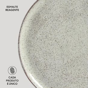 Conjunto de Pratos Rasos Porto Brasil Bio Pistache Verde Menta 29cm - 6 Peças - 3