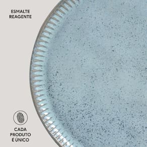 Conjunto de Pratos Rasos Porto Brasil Linhas Breeze 27,5cm - 6 Peças - 3
