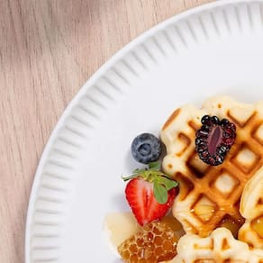 Conjunto de Pratos Rasos Porto Brasil Linhas New White 27,5cm - 6 Peças - 2