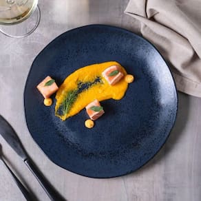 Conjunto de Pratos Rasos Porto Brasil Orgânico Night Blue 26,5cm - 6 Peças - 1