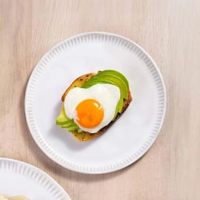 Conjunto de Pratos de Sobremesa Porto Brasil Linhas New White 21,5cm - 6 Peças - 1