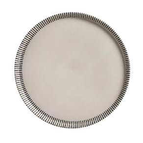 Conjunto de Pratos de Sobremesa Porto Brasil Neo Pulse Cinza 21,5cm - 6 Peças - 1