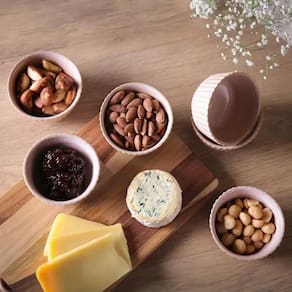 Conjunto de Ramequins Médios Porto Brasil Linhas Litchi com 6 Peças 170ml – Rosa Claro - 3