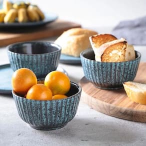 Conjunto de Ramequins Médios Porto Brasil Linhas Night Sky com 6 Peças 170ml – Azul - 3