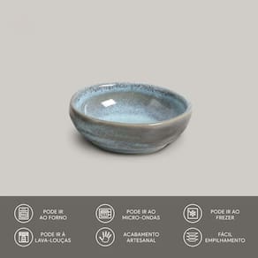 Conjunto de Ramequin Médio Porto Brasil Orgânico Breeze 9x3cm - 6 Peças - 2