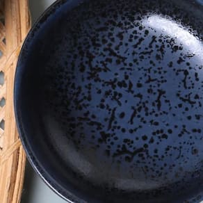 Conjunto de Ramequins Médios Porto Brasil Orgânico Night Blue com 6 Peças 70 ml - Azul - 2