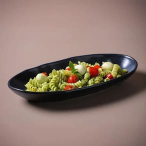 Conjunto de Travessas Ovais Grandes Porto Brasil Orgânico Night Blue 32x16cm - 4 Peças - 2