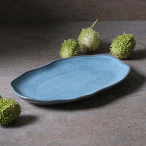 Conjunto de Travessas Oval Rasa Média Porto Brasil Bio Breeze 30x20cm - 4 Peças - 1