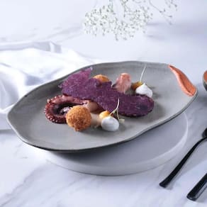 Conjunto de Travessas Oval Rasa Média Porto Brasil Bio Dust 30x20cm - 4 Peças - 1