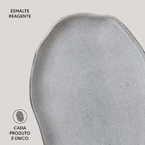 Conjunto de Travessas Oval Rasa Média Porto Brasil Bio Dust 30x20cm - 4 Peças - 3