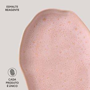 Conjunto de Travessas Oval Rasa Média Porto Brasil Bio Litchi 30x20cm - 4 Peças - 3