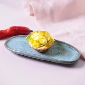 Conjunto de Travessas Oval Rasa Mini Porto Brasil Orgânico Breeze 16,5x8cm - 4 Peças - 1