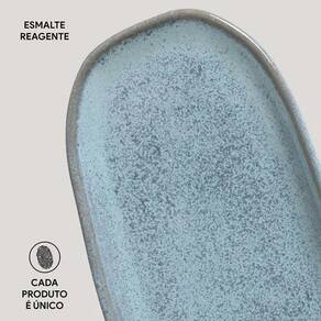 Conjunto de Travessas Ovais Rasas Pequenas Porto Brasil Orgânico Breeze 23x11cm - 4 Peças - 2