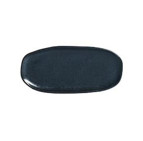 Conjunto de Travessas Ovais Pequenas Porto Brasil Orgânico Night Blue 23x11cm - 4 Peças - 1