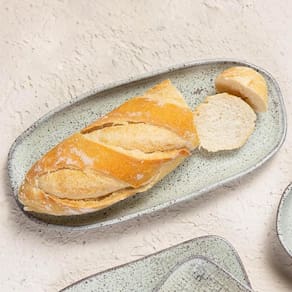 Conjunto de Travessas Ovais Pequenas Porto Brasil Orgânico Pistache 23x11cm - 4 Peças - 1