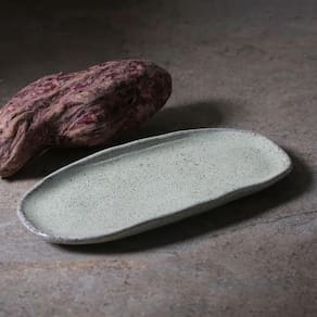 Conjunto de Travessas Ovais Pequenas Porto Brasil Orgânico Pistache 23x11cm - 4 Peças - 3