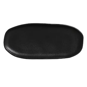 Conjunto de Travessas Ovais Pequenas Porto Brasil Orgânico Preto Matte 23x11cm - 4 Peças - 3