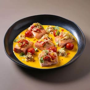 Travessa Redonda Grande Porto Brasil Orgânico Stoneware Night Blue 36cm – Azul - 1