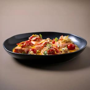 Travessa Redonda Grande Porto Brasil Orgânico Stoneware Night Blue 36cm – Azul - 2