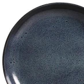 Travessa Redonda Grande Porto Brasil Orgânico Stoneware Titanium 36cm – Azul - 1