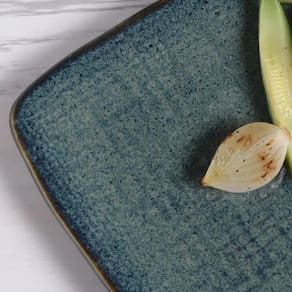 Conjunto de Travessas Retangulares Médias Porto Brasil Juta Oceano 27x16cm - 4 Peças - 3