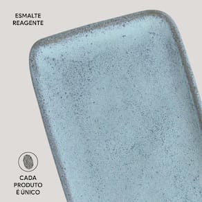 Conjunto de Travessas Retangular Média Porto Brasil Orgânico Breeze 33x13cm - 4 Peças - 3